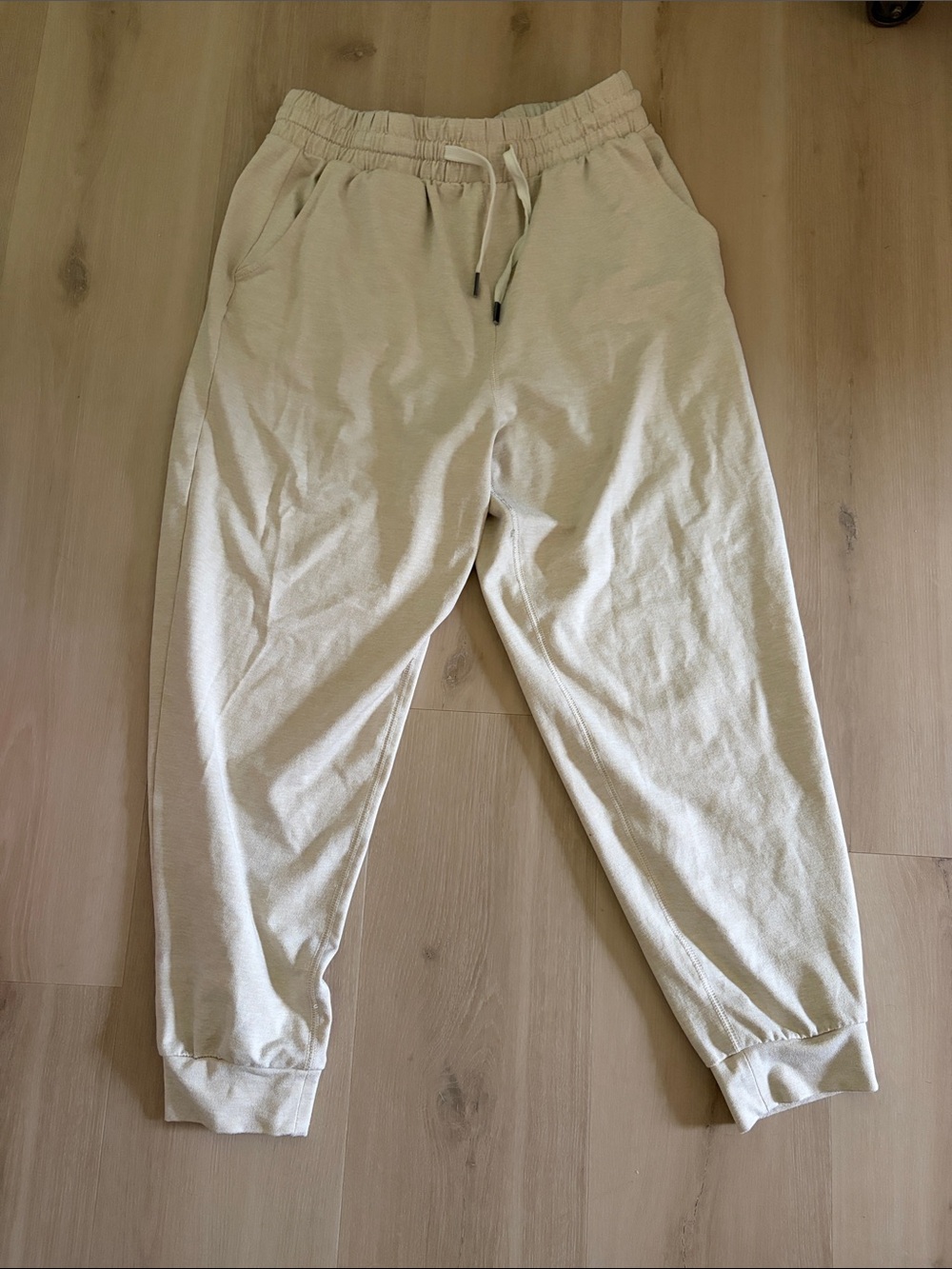 Feat Women Beige Drawstring Jogger Pants - Casual Comfort